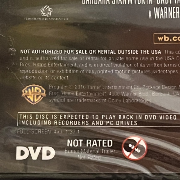 Archive Collection Forbidden Hollywood Collection Volume One DVD Baby Face - Picture 4 of 7